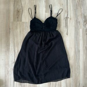 Costa Blanca Black Mini Dress